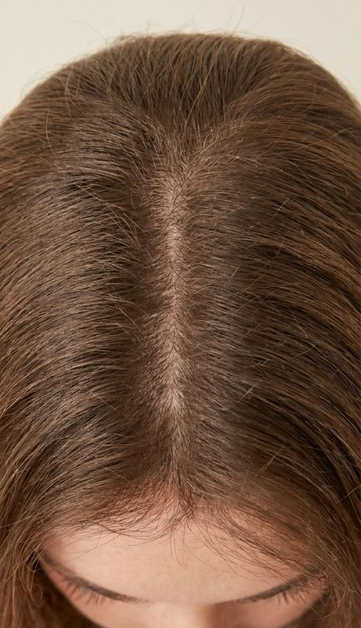 After — fuller, denser hair